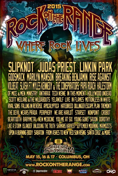 Первые видео с фестиваля Rock On The Range 2015
